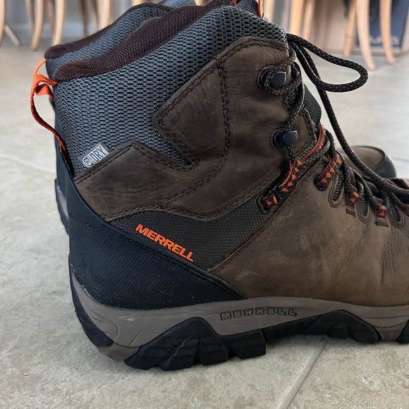 Merrell Boots: Men\'s J15735 Brown Orange Phaserbound Composite Toe Waterproof main image 5